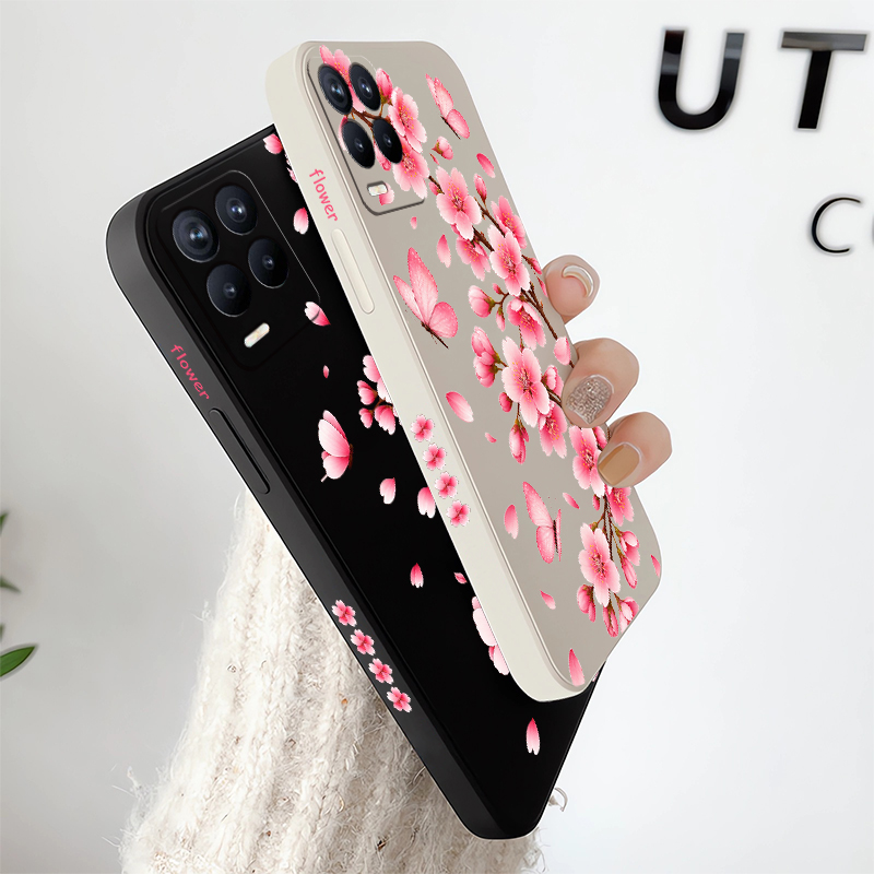 غطاء هاتف بتصميم زهور وردية له - مراجعة Realme Note 50 وسعره