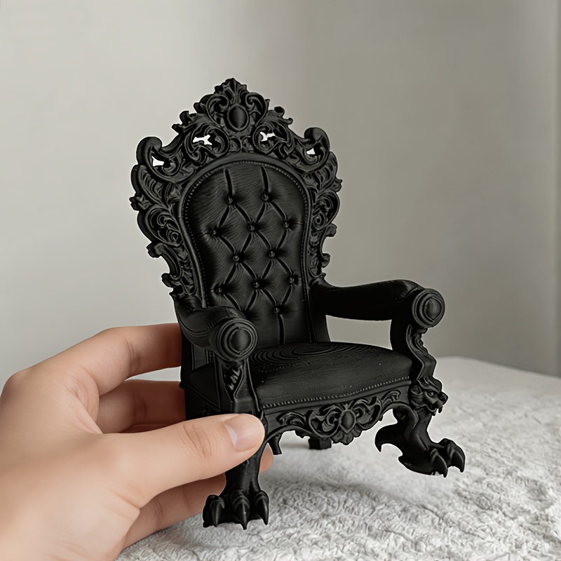 كرسي فاخر بتصميم قوطي - لون بن - مراجعة Luxury Lifestyle Items وسعره