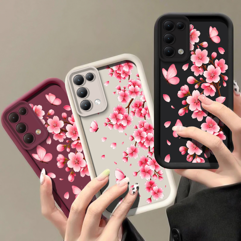 غطاء هاتف بتصميم زهور وردية له - مراجعة Realme Note 50 وسعره