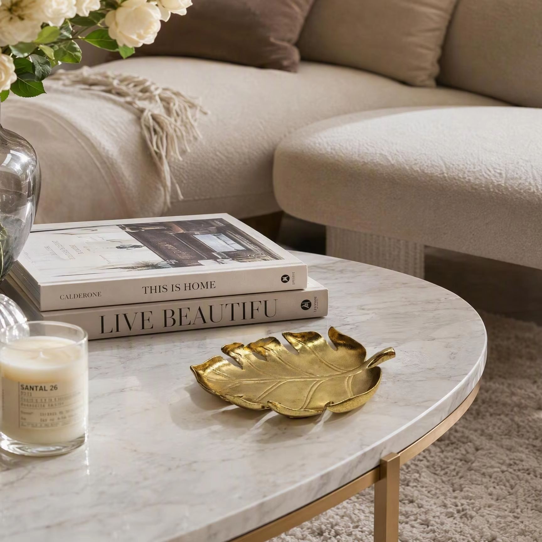 صينية تخزين فاخرة بتصميم أوراق - مراجعة Luxury Lifestyle Items وسعره